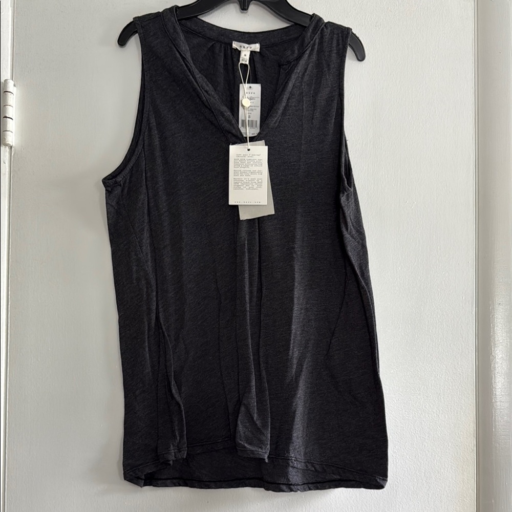 Soft Joie Black Tank Top with Elegant Design